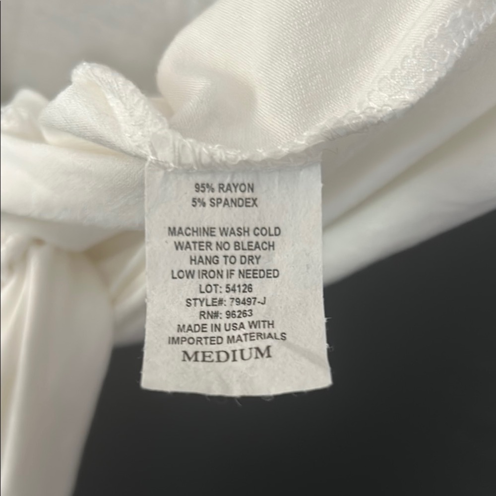 White Tie-Front Cardigan - Picture 3 of 4